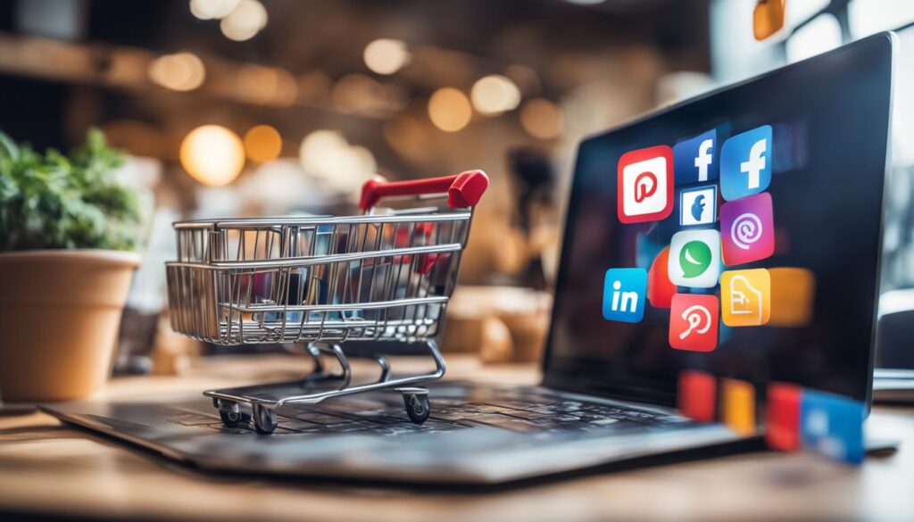social media for e-commerce keyword